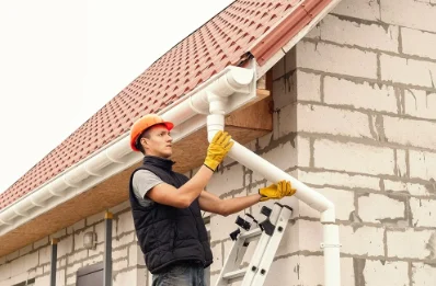 Pose et remplacement de gouttières à Versonnex